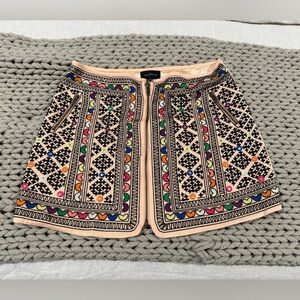 MAJORELLE Zip Front Mini Skirt Size M